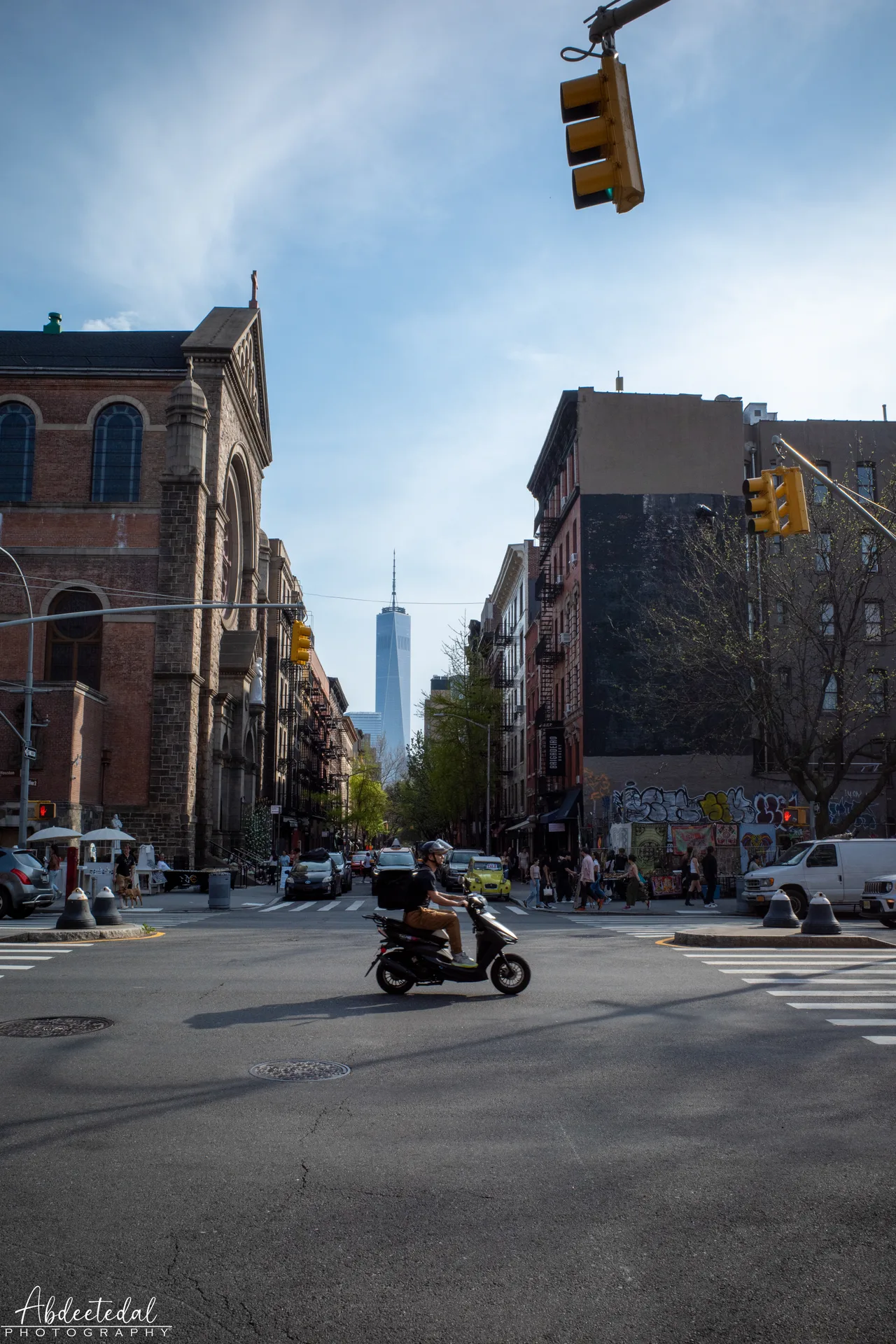Crosswalk Sidewalk Tower